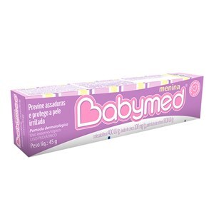 Pomada Para Prevenção De Assaduras Babymed Menina 45G