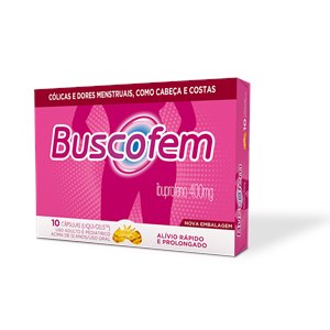 Buscofem Ibuprofeno 400Mg 10 Cápsulas