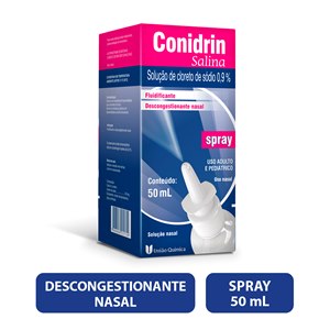 Cloreto De Sódio - Conidrin Salina Spray Nasal 50Ml 