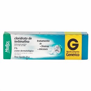 Terbinafina Creme 20G - Medley - Genérico