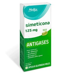 SIMETICONA 125MG 10 CÁPSULAS GELATINOSAS MEDLEY