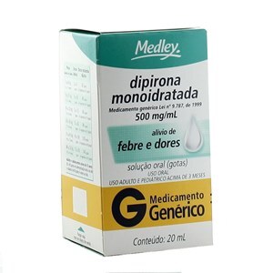 DIPIRONA 500MG/ML GOTAS 20ML - MEDLEY - GENÉRICO