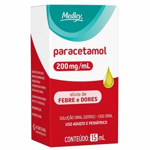 Paracetamol 200Mg/Ml Gotas 15Ml - Medley Genérico (Tylenol)