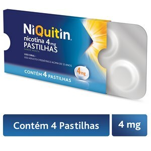 NIQUITIN 4MG 4 PASTILHAS