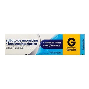 Neomicina + Bacitracina Pomada 15G - Cimed - Genérico