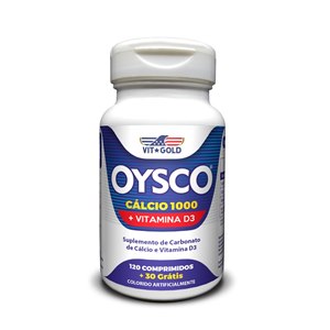 Oysco Vitgold 1200Mg + Vitamina D3 120 Comprimidos