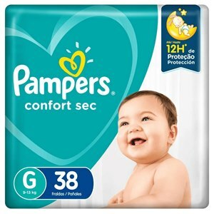 Fralda Pampers Confort Sec Mega Tamanho G Com 38 Unidades