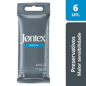 Preservativo Jontex Sensitive - 6 Unidades