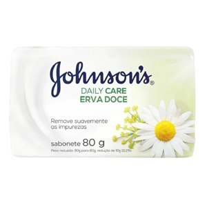 Sabonete Johnson's Daily Care Erva Doce 80G