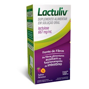 Lactulose - Lactuliv Xarope Sabor Ameixa 120Ml
