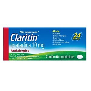 Claritin 10mg 6 Comprimidos