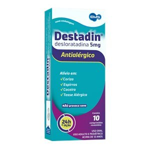 DESLORATADINA - DESTADIN 5MG 10 COMPRIMIDOS 