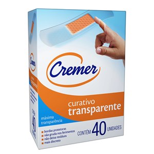 Curativo Cremer Care Transparente 40 Unidades