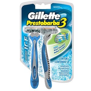 Aparelho De Barbear Gillette Prestobarba 3 Cool 2 Unidades