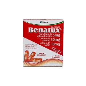 Benatux Framboesa 12 Pastilhas