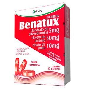 Benatux Framboesa 12 Pastilhas