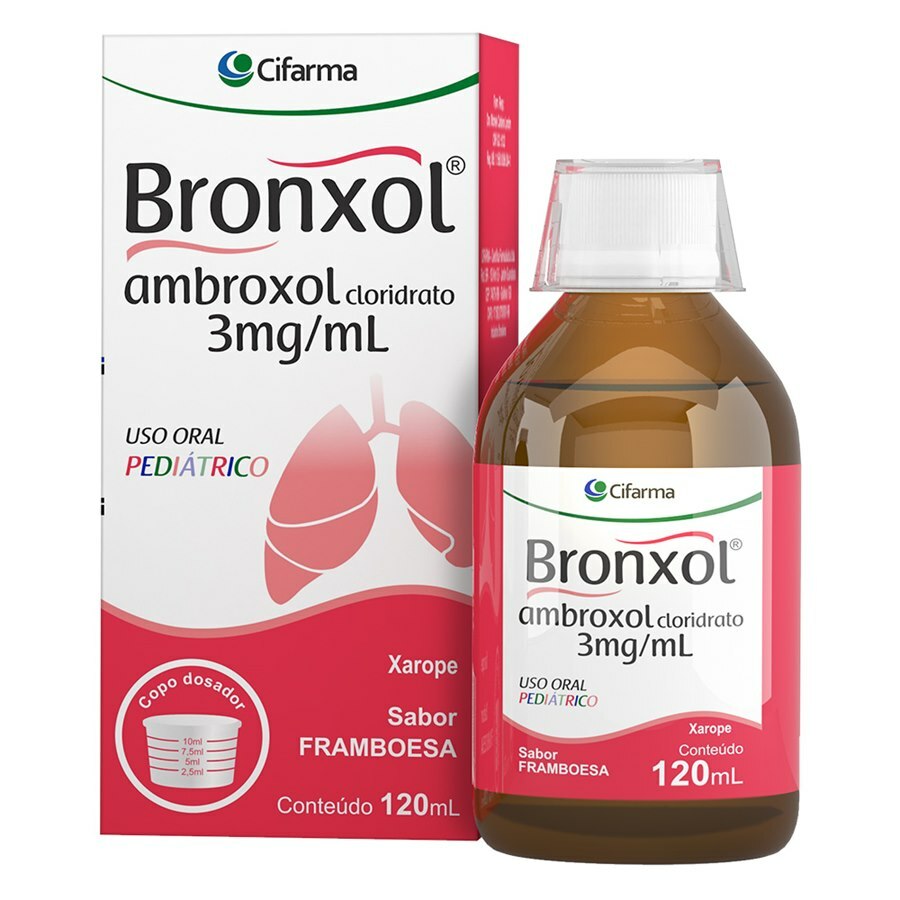 Compre Ambroxol Xarope Infantil Sabor Framboesa Nativita Genérico Com 100ml