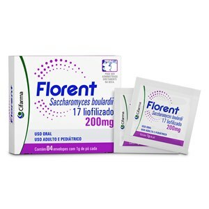 FLORENT 200MG 4 ENVELOPES 1G