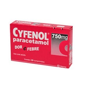 Paracetamol - Cyfenol 750Mg 20 Comprimidos