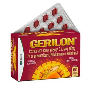 GERILON 60 CÁPSULAS - VALIDADE ABRIL/2024