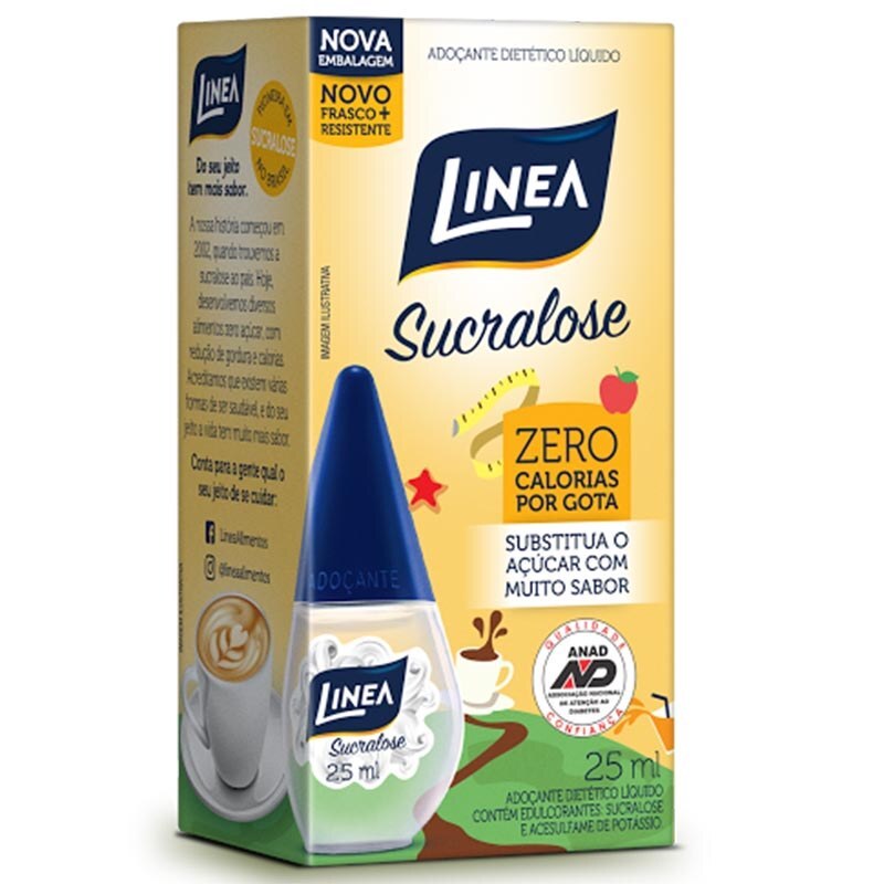 Adocante Linea Sucralose Gotas 25ml Ultrafarma
