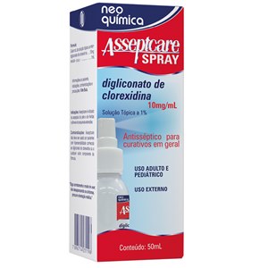Antisséptico Clorexidina - Asseptcare Spray 50Ml