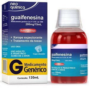 Guaifenesina Xarope Cereja Adulto E Pediátrico 120Ml - Neo Química - Genérico