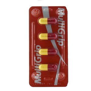 Paracetamol + Clorfeniramina + Fenilefrina - Multigrip 4 Cápsulas 