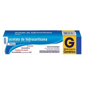 Hidrocortisona Creme 15G - Teuto - Genérico