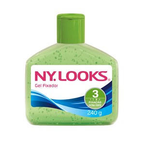 Gel Fixador Ny Looks Verde Forte Fixação 240G