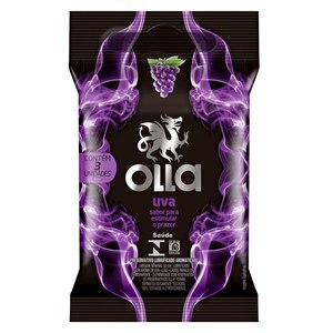 Preservativo Olla Uva 3 Unidades