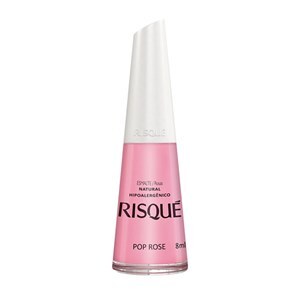 Esmalte Risqué Natural Gloss Pop Rose 8Ml 