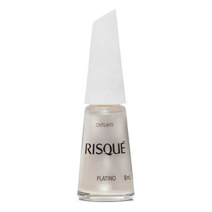 Esmalte Risqué Cintilante  Platino 8Ml