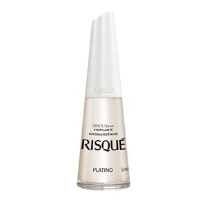 Esmalte Cintilante Risqué 8Ml - Platino