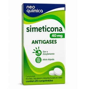 Simeticona 40mg 20 Comprimidos - Neo Química