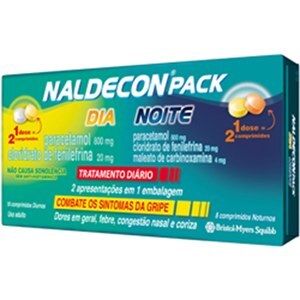 ANTIGRIPAL NALDECON PACK DIA E NOITE 24 COMPRIMIDOS