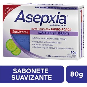 Sabonete Barra Asepxia Suavizante 80G