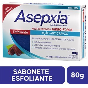 Sabonete Barra Asepxia Esfoliante 80G