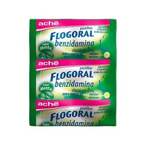 FLOGORAL MENTA 4 PASTILHAS