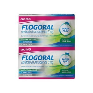 Flogoral Menta 4 Pastilhas