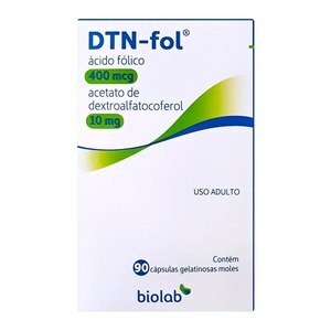 Dtn-Fol 400Mcg/ 10Mg 90 Cápsulas