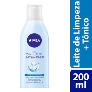 Leite De Limpeza + Tônico Nivea 2 Em 1 200Ml