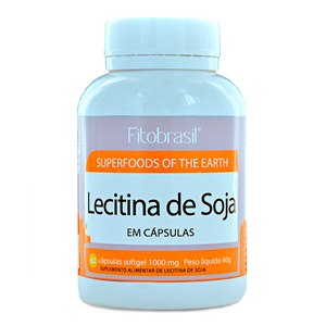 Lecitina De Soja 1450Mg Fitobrasil 60 Cápsulas