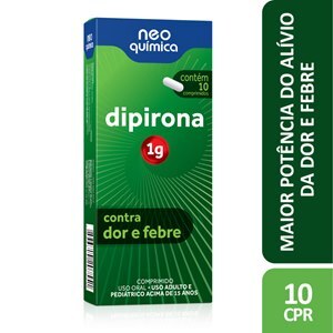 Dipirona 1g 10 Comprimidos - Neo Química Genérico (Novalgina)