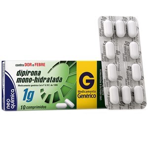 Dipirona 1G 10 Comprimidos- Neoquímica - Genérico