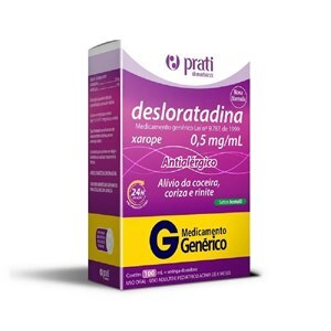 DESLORATADINA XAROPE 100ML - PRATI DONADUZZI - GENÉRICO