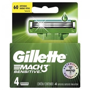 Carga Gillette Mach3 Sensitive 4 Unidades