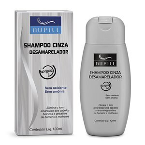 SHAMPOO CINZA DESAMARELADOR NUPILL 120ML 