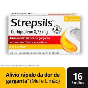 Strepsils Sabor Mel E Limão 16 Pastilhas 