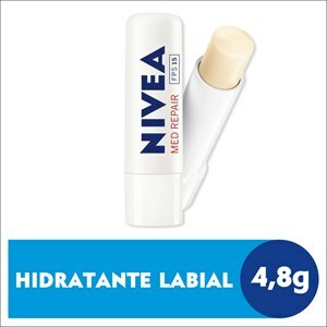 Nivea Hidratante Labial Med Repair Hidratação Profunda Fps15 4,8 G